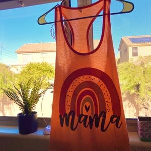 !!NEVER BEEN WORN!! Mama tank top 🌈 ❤️